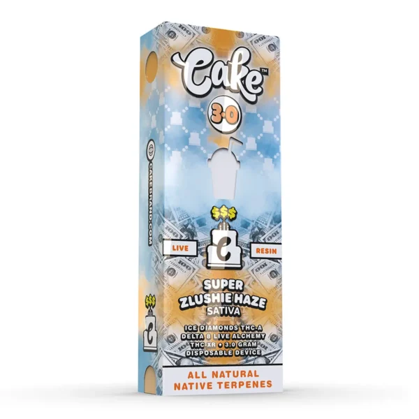 Cake-3000mg-THC-Vape-Pen-Super-Zlushie-Haze-600x600 THC Vape Pen Australia – Cake Super Zlushie Haze 3000mg - Image 1