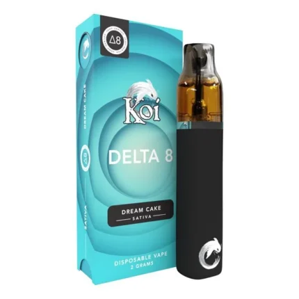 THC Vape Pen KOI Dream Cake 2000mg Delta 8 THC Vape