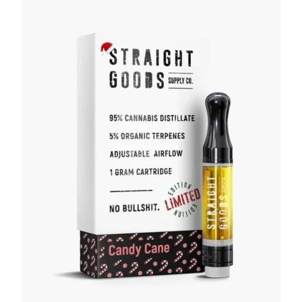 THC-Cartridge_-Straight-Goods-1gram-510-THC-Cart-Candy-Cane-600x600 THC Cartridge – Straight Goods 1gram 510 THC - Image 1