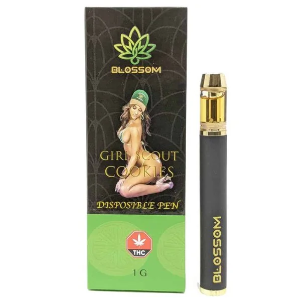 THC-Vapes-Blossom-1000mg-THC-Vape-Pen-Girl-Scout-Cookies-600x600 THC Vapes – Blossom 1000mg THC Vape Pen – Girl Scout - Image 1
